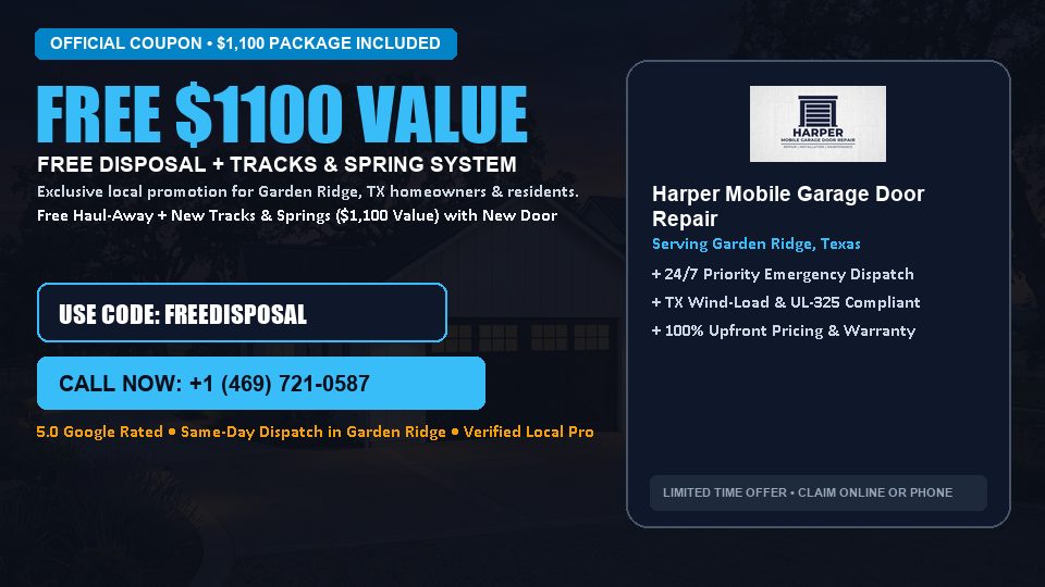 Harper Mobile Garage Door Repair FREE Haul-Away & Heavy-Duty Tracks with New Door